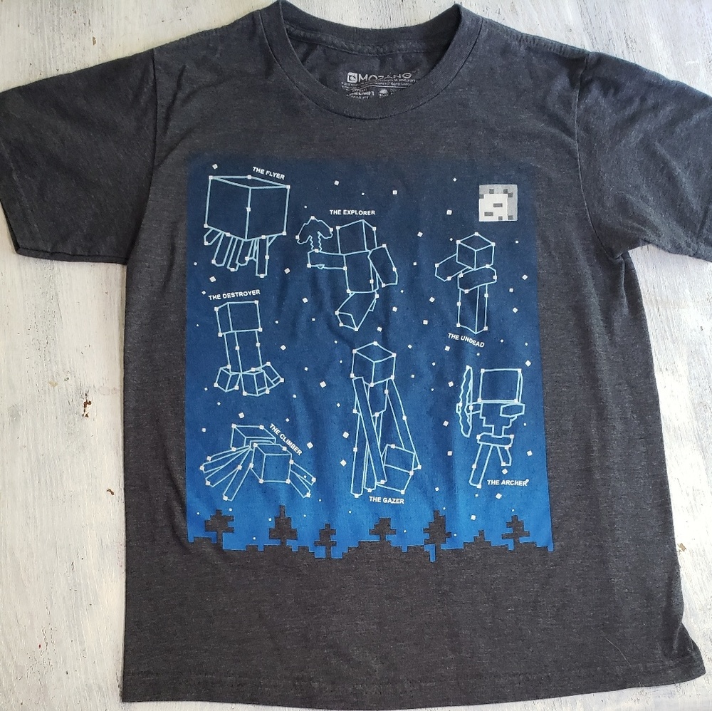 Boys Mincraft Constellation T-shirt